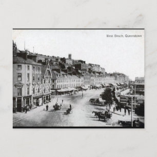 Alte Postkarte - Queenstown, Grafschaft Cork