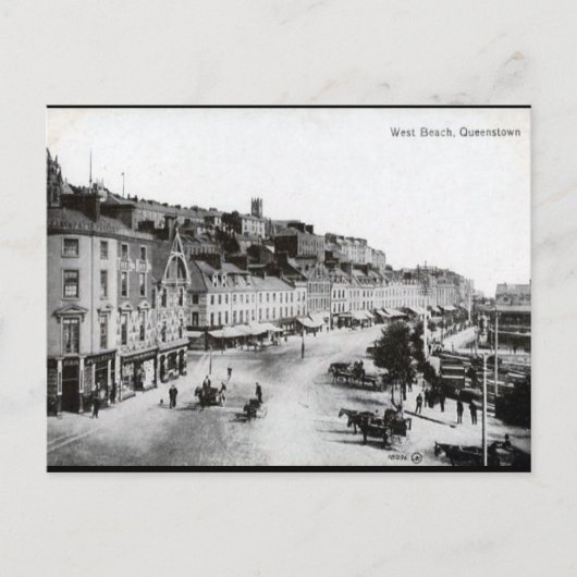 Alte Postkarte - Queenstown, Grafschaft Cork (Vorderseite)