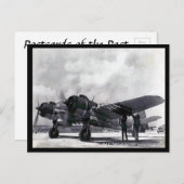 Alte Postkarte - RAF Bristol "Beaufighter" (Vorne/Hinten)