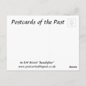 Alte Postkarte - RAF Bristol "Beaufighter" (Rückseite)