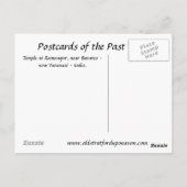 Alte Postkarte - Ramnagar, Varanasi, Indien (Rückseite)