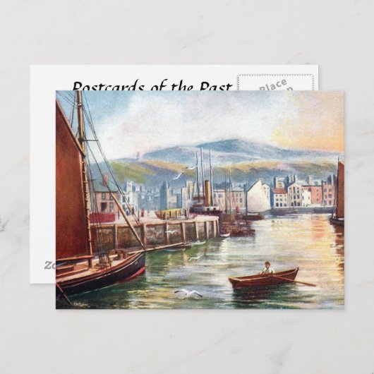 Alte Postkarte - Ramsey, Insel Man (Vorne/Hinten)