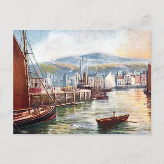 Alte Postkarte - Ramsey, Insel Man (Vorderseite)