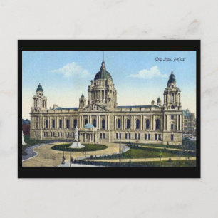 Alte Postkarte - Rathaus, Belfast
