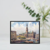 Alte Postkarte - Rathaus, Hamburg, Deutschland (Stehend Vorderseite)