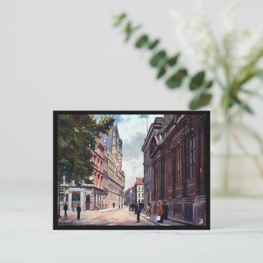 Alte Postkarte - Rathaus, Northampton (Stehend Vorderseite)