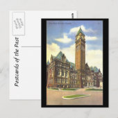 Alte Postkarte - Rathaus, Toronto, Ontario (Vorne/Hinten)