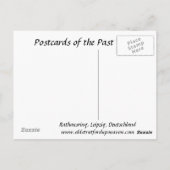 Alte Postkarte - Rathausring, Leipzig (Rückseite)