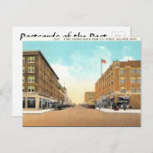 Alte Postkarte - Rechnungen, Montana (Vorne/Hinten)