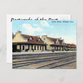 Alte Postkarte - Rechnungen, Montana (Vorne/Hinten)