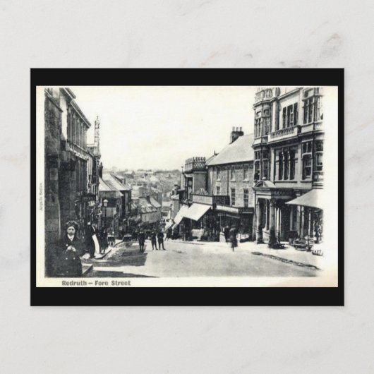 Alte Postkarte - Redruth, Cornwall (Vorderseite)