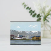 Alte Postkarte - Reykjavik, Island (Stehend Vorderseite)