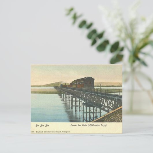 Alte Postkarte - Rio Bio Bio, Chile (Stehend Vorderseite)