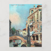 Alte Postkarte - Rio Santa Sofia, Venedig (Vorderseite)