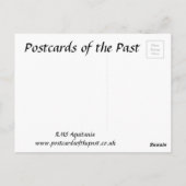 Alte Postkarte - RMS Aquitania (Rückseite)