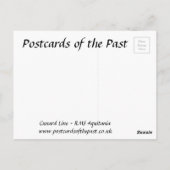 Alte Postkarte - RMS Aquitania (Rückseite)