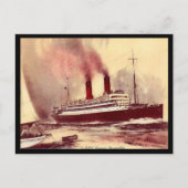 Alte Postkarte - RMS Caronia, Cunard Line (Vorderseite)