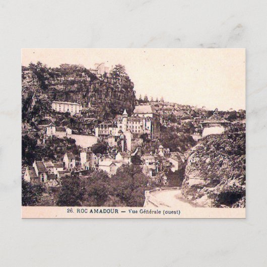 Alte Postkarte - Rocamadour, viel (Vorderseite)