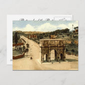 Alte Postkarte, Rom, der Konstantin-Arch Postkarte (Vorne/Hinten)