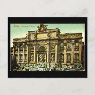 Alte Postkarte, Rom, Fontana di Trevi im Jahre 190 Postkarte
