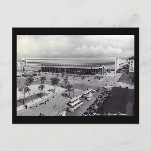 Alte Postkarte - Rom, Stazione Termini (Vorderseite)