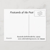 Alte Postkarte - Russische Gedächtniskirche, Leipz (Rückseite)