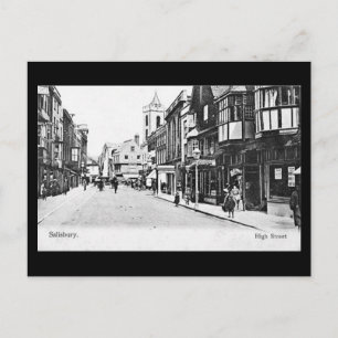 Alte Postkarte - Salisbury, Wiltshire