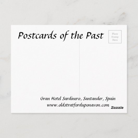 Alte Postkarte - Santander Spanien (Rückseite)