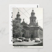 Alte Postkarte - Santiago, Chile (Vorne/Hinten)