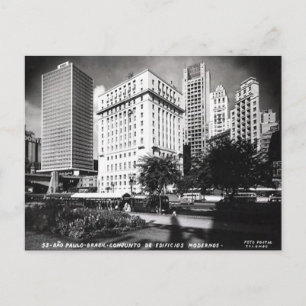 Alte Postkarte - São Paulo, Brasilien