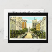 Alte Postkarte, Savannah, Georgien Postkarte (Vorne/Hinten)