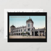 Alte Postkarte - Savannah Gewerkschaft (Vorne/Hinten)