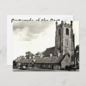 Alte Postkarte - Sedgefield, Grafschaft Durham (Vorne/Hinten)