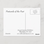 Alte Postkarte, Sesqui Centennial, Philadelphia PA Postkarte (Rückseite)