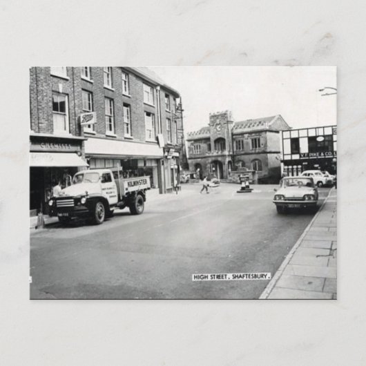 Alte Postkarte - Shaftesbury, Dorset (Vorderseite)