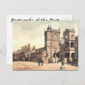 Alte Postkarte - Shaftesbury, Dorset (Vorne/Hinten)