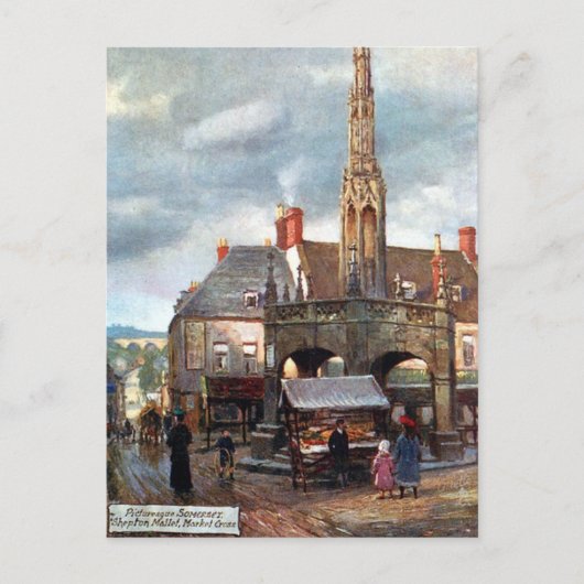 Alte Postkarte - Shepton Mallet, Somerset (Vorderseite)