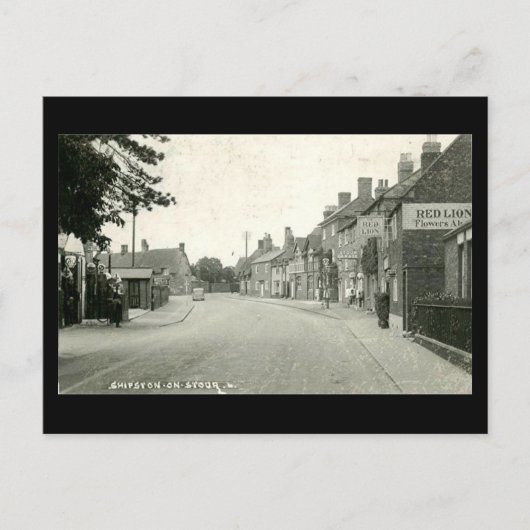 Alte Postkarte, Shipston-on-Stour, Warwickshire Postkarte (Vorderseite)
