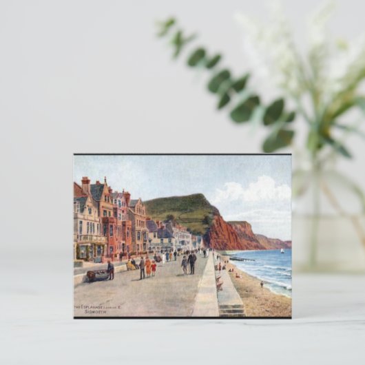 Alte Postkarte - Sidmouth, Devon (Stehend Vorderseite)