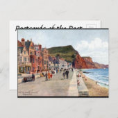 Alte Postkarte - Sidmouth, Devon (Vorne/Hinten)