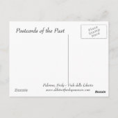 Alte Postkarte - Sizilien, Palermo (Rückseite)