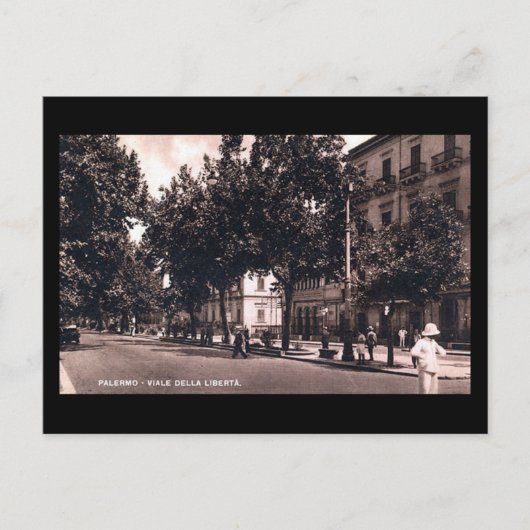 Alte Postkarte - Sizilien, Palermo (Vorderseite)