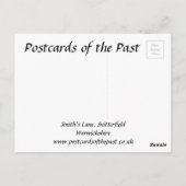 Alte Postkarte - Snitterfield, Warwickshire (Rückseite)