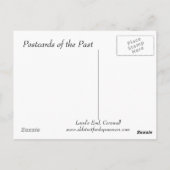 Alte Postkarte - Sonnenuntergang, Landende, Wand (Rückseite)