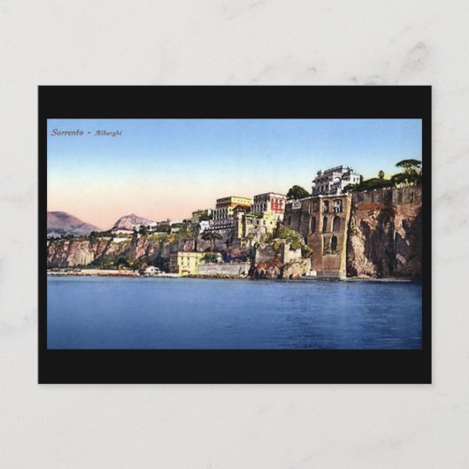 Alte Postkarte - Sorrento, Italien (Vorderseite)