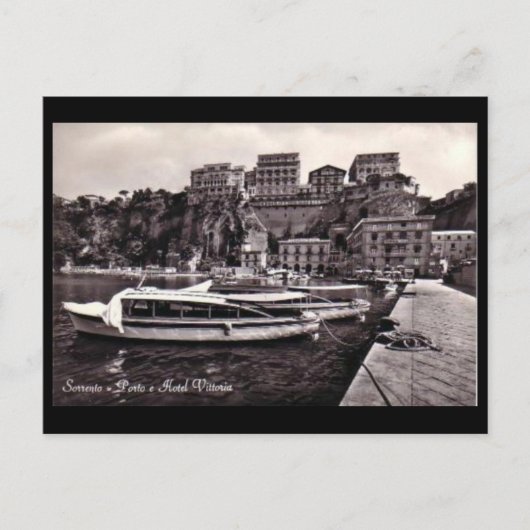 Alte Postkarte - Sorrento, Italien (Vorderseite)