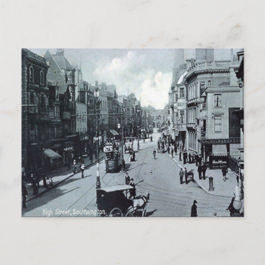 Alte Postkarte - Southampton, Hampshire (Vorderseite)