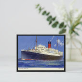 Alte Postkarte - SS Franconia (Stehend Vorderseite)