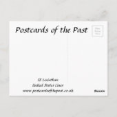 Alte Postkarte - SS Leviathan, Vereinigte Staaten (Rückseite)