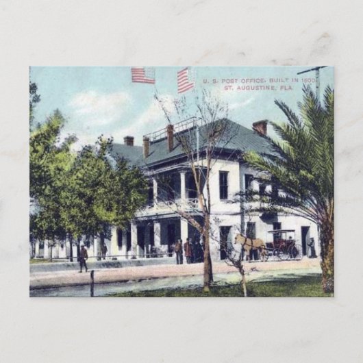 Alte Postkarte - St. Augustine, Florida (Vorderseite)